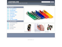 Tablet Screenshot of lighters.com